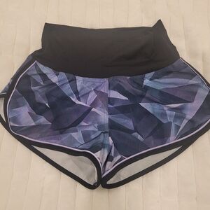 lululemon athletica Black and Purple Women Shorts